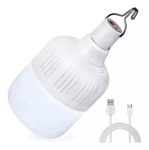 BOMBILLO RECARGABLE LED DE EMERGENCIA  100W