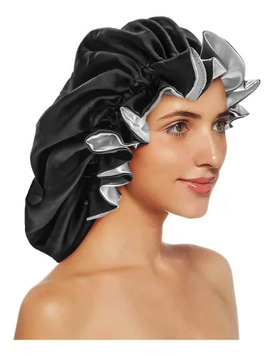 Gorro De Satín Cuidado Del Cabello Antifrizz,rizo,scrunchie