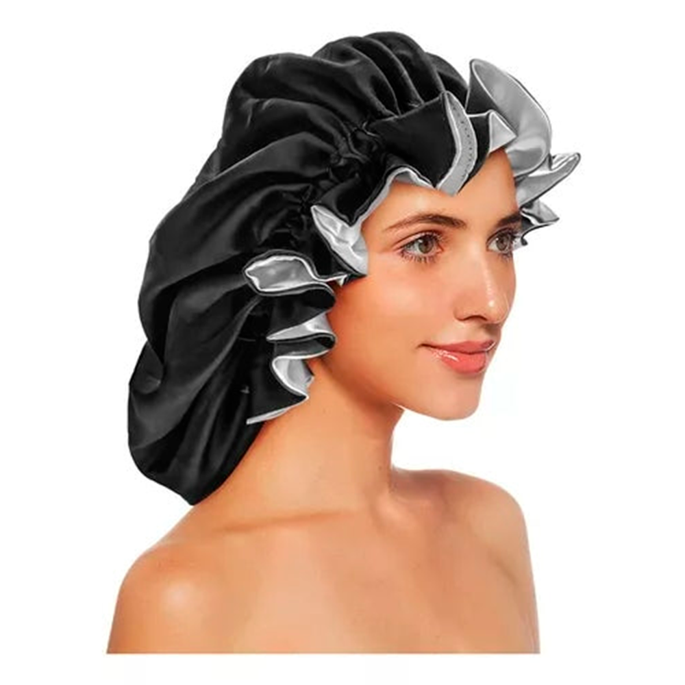 Gorro De Satín Cuidado Del Cabello Antifrizz, rizo, scrunchie