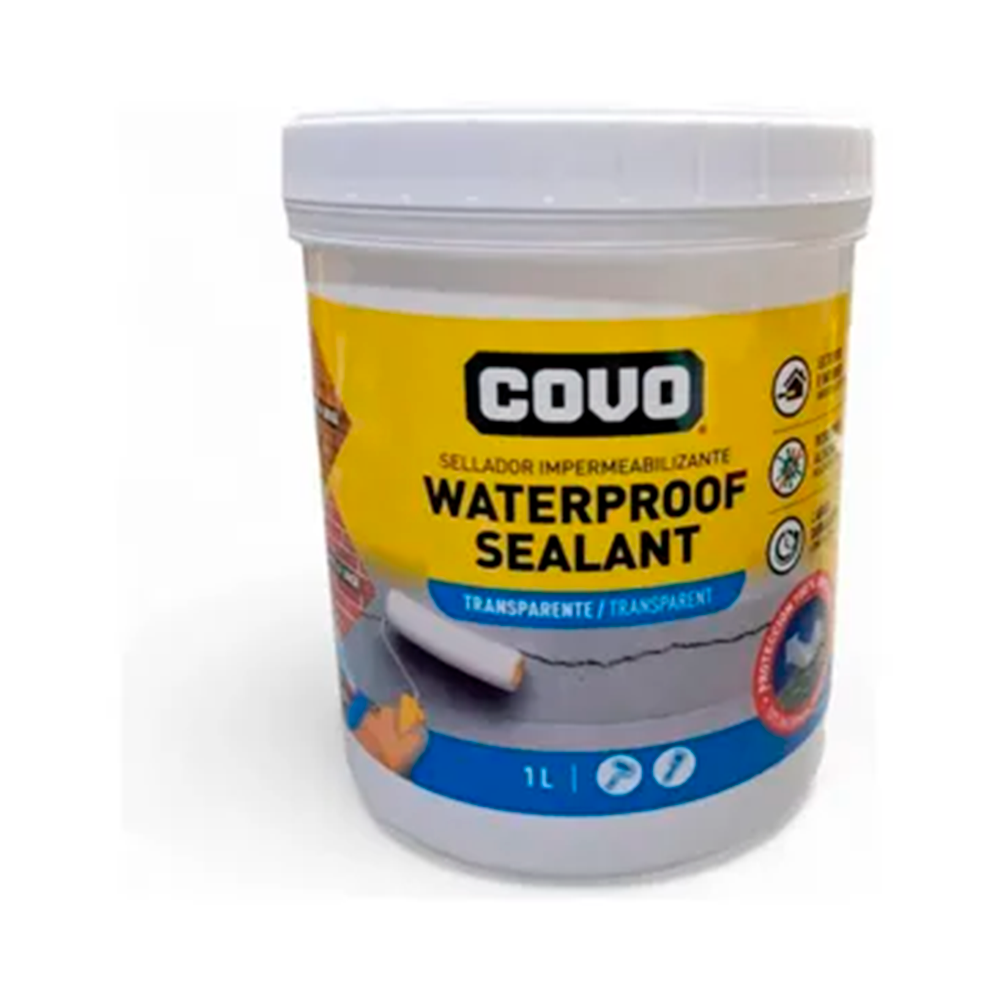 Sellador Impermeabilizante Transparente 1 Litro Marca Covo