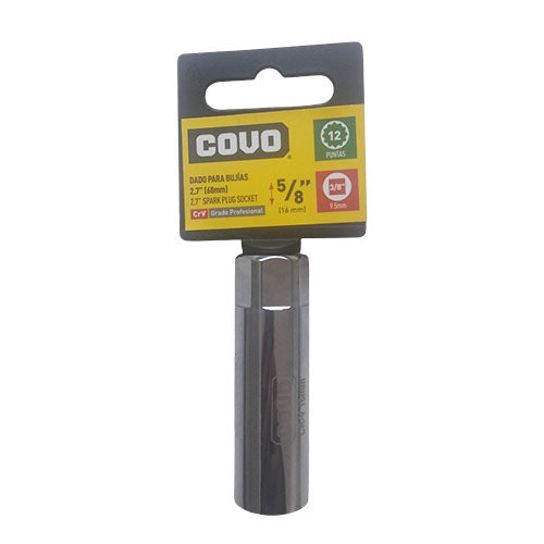 Dado Saca Bujías 5/8 O 16 Milímetros Herramienta Metal Covo