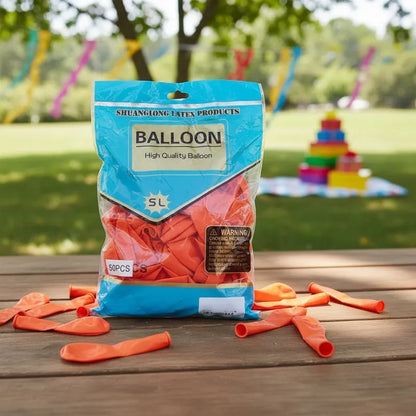 Globos Látex R12 Neón 50 Unidades Variados Fiestas Arreglos
