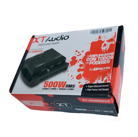 Amplificador Mini 4 Canales 500w Rms Xt-audio Xt - 500brd24
