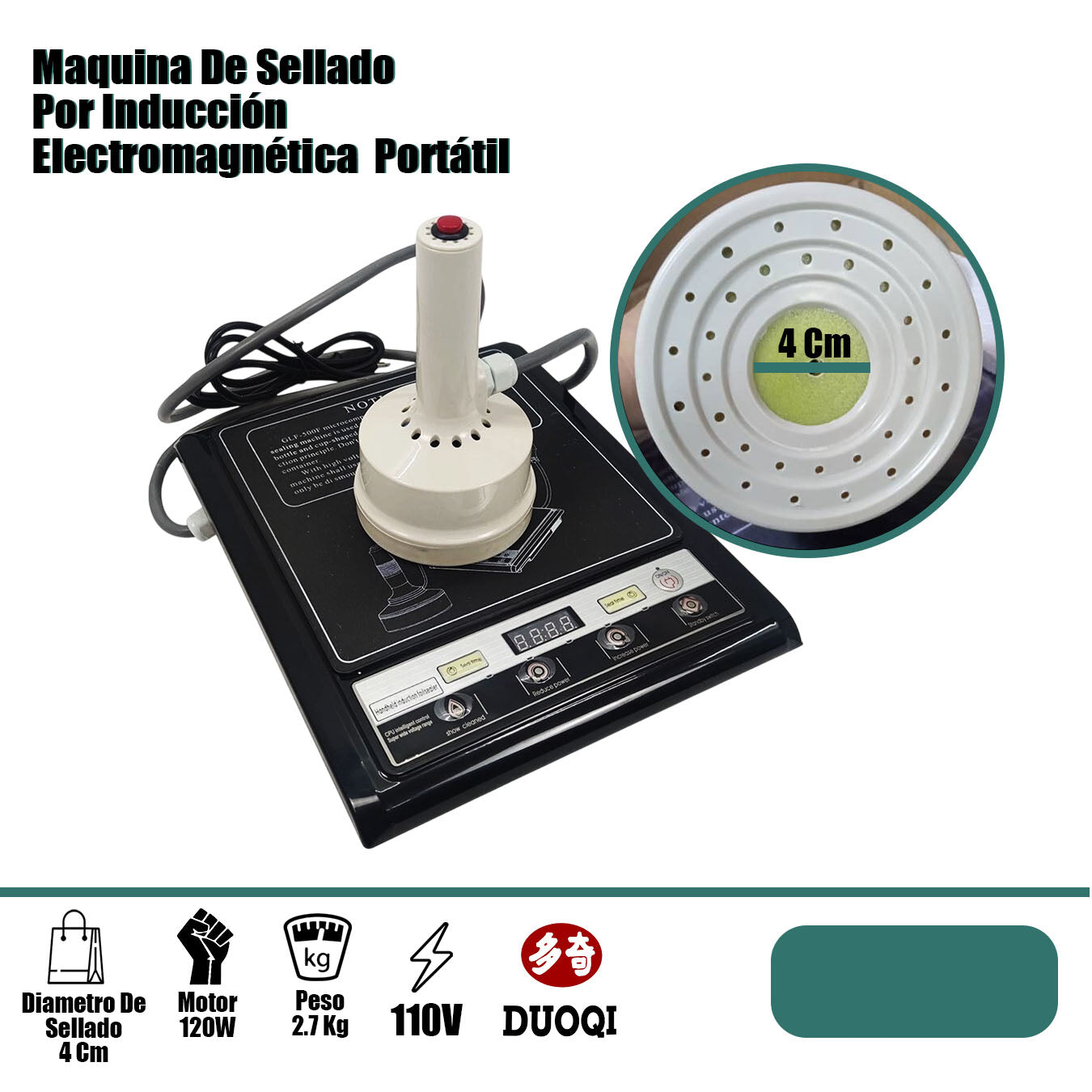 Selladora De Inducción Magnética GLF-500F