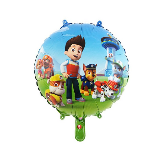 GLOBO METALIZADO 18 INCH PAWPATROL