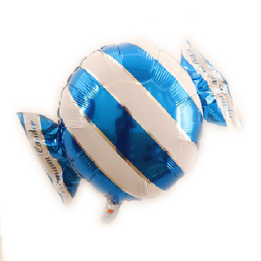 GLOBO METALIZADO 18 INCH CARAMELO AZUL