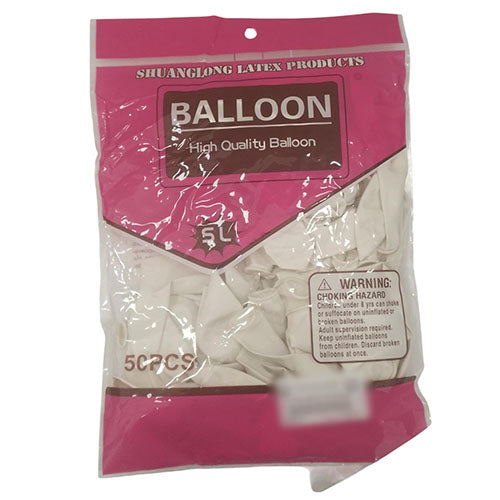 Globos Látex Mate 50 Unidades Para Fiestas Y Decoraciones