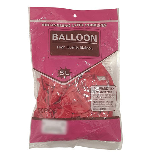 Globos Látex Mate 50 Unidades Para Fiestas Y Decoraciones