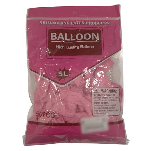 Globos Látex Mate 50 Unidades Para Fiestas Y Decoraciones