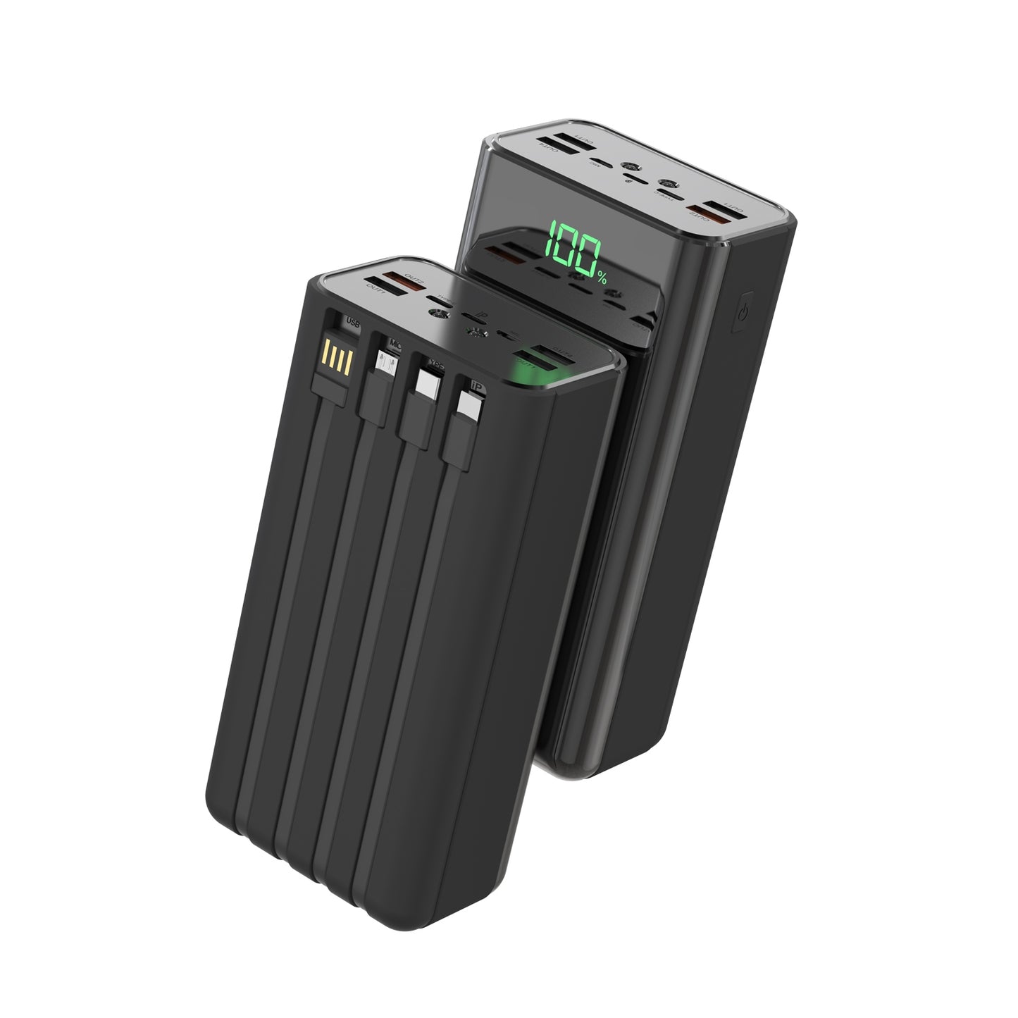 POWER BANK 20.000 mAh CON CABLES INTEGRADOS