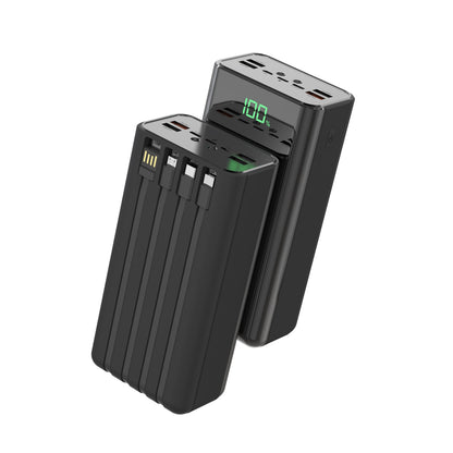 POWER BANK 20.000 mAh CON CABLES INTEGRADOS