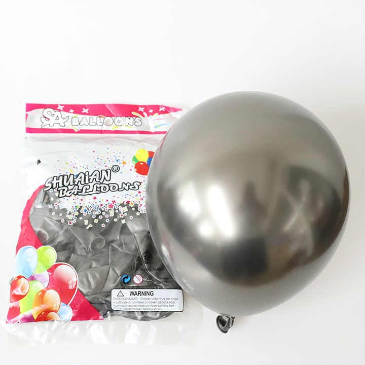 Globos Latex Cromado Chrome R11 R12 Normal Variados/fiestas