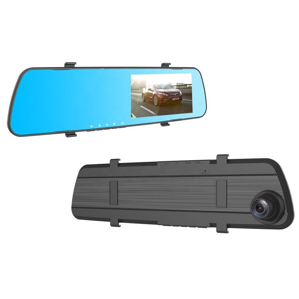 Espejo Retrovisor Con Cámara 4led Para Carros For 11