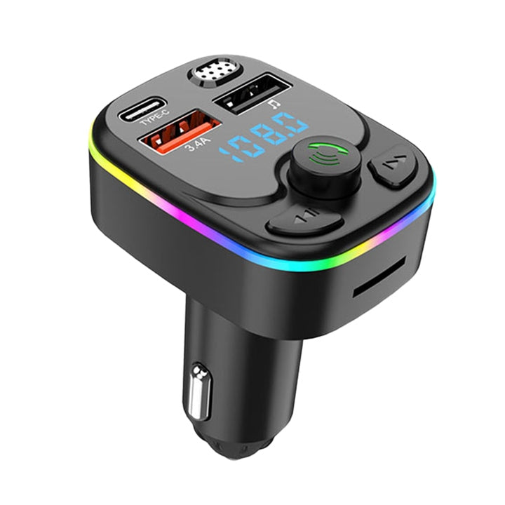 Cargador De Carro Cigarrera Con Puerto Usb Y Tipo C Modelo C8