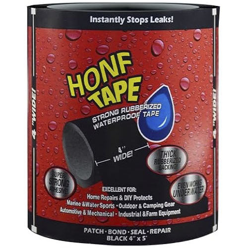 Cinta Adhesiva Impermeable Sellador Negro Pegatodo Honftape
