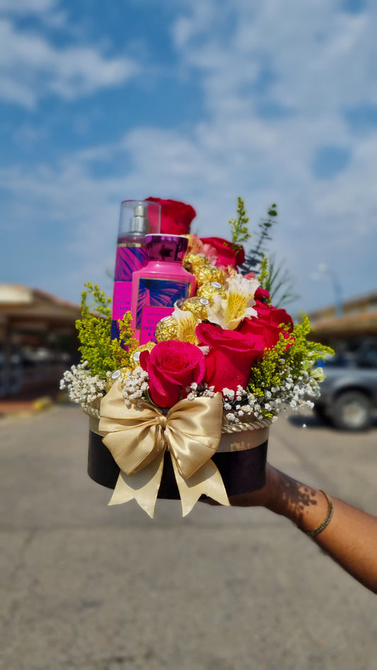 Arreglos florales con perfumes