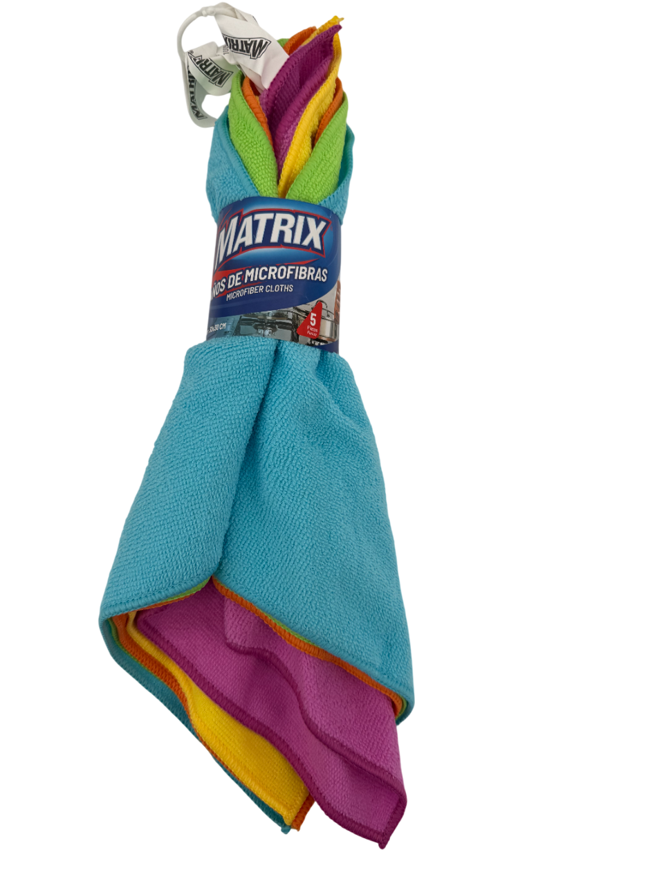 Paños De Micro Fibra De 30 X 30 Cm Pack De 5 Unidades Matrix