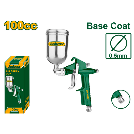 Pistola Para Pintar De Gravedad 100 Cc/0.5mm Marca Jadever