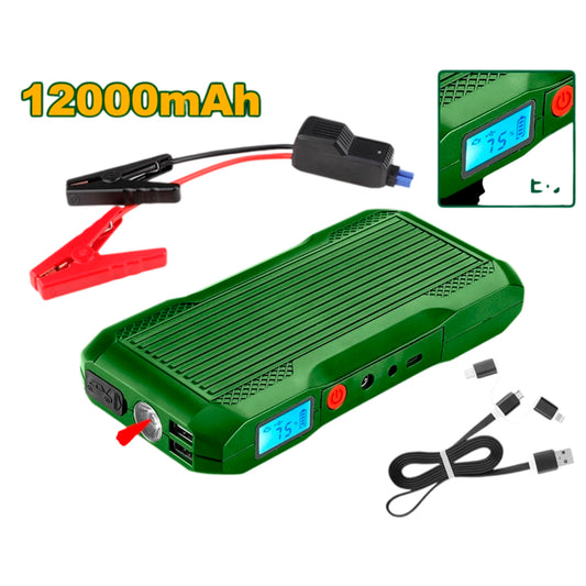 Jumper Arrancador Inalámbrico De 12000mah - 12v Jadever