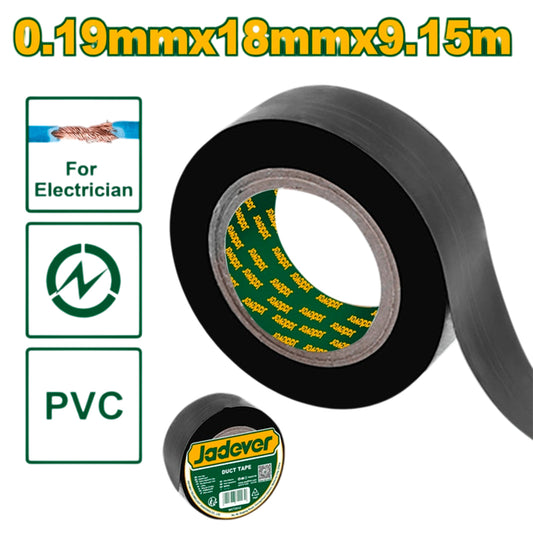 Teipe Negro Jadever 9.15 Metros X 18mm