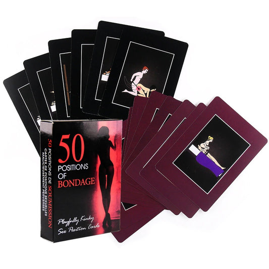 CARTAS 50 POSICIONES SEXUALES, JUEGO EN PAREJA