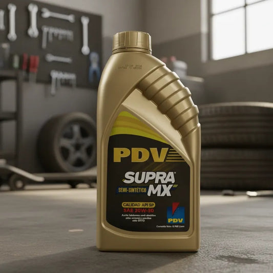Aceite Semi Sintético Pdv Supra Mx Sae 15w-40 Para Vehículos
