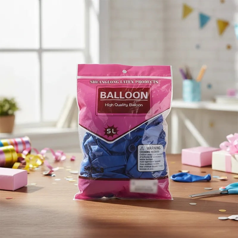 Globos Látex Mate 50 Unidades Para Fiestas Y Decoraciones