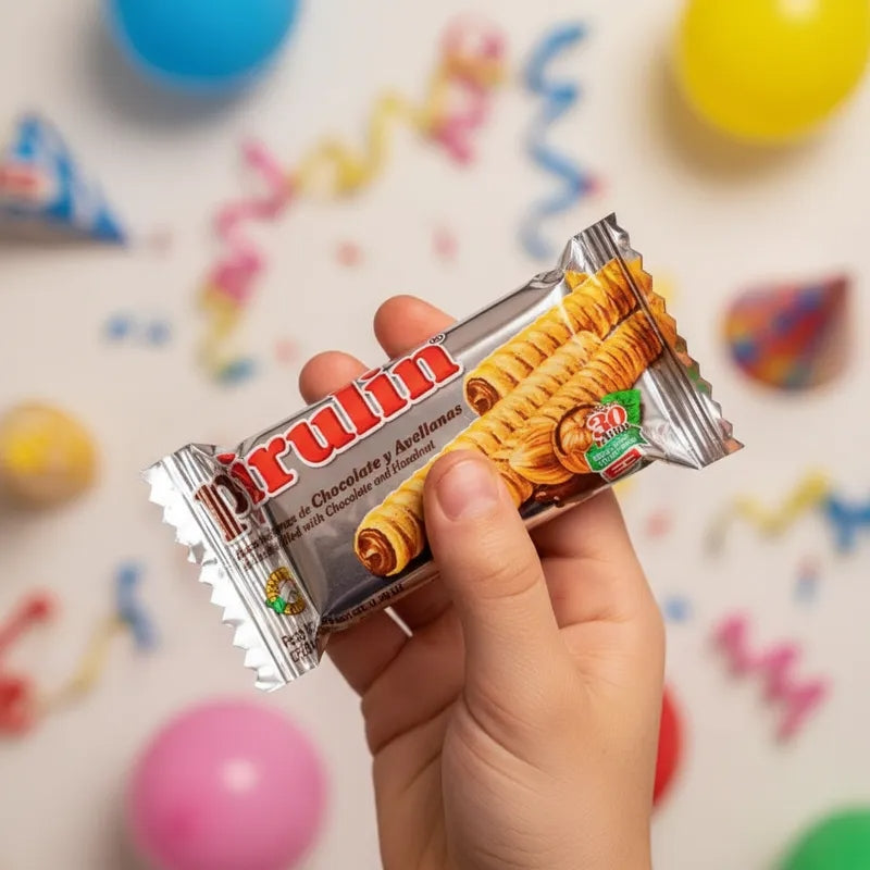 Pirulin De 16 Gramos Barquilla Rellena De Chocolate