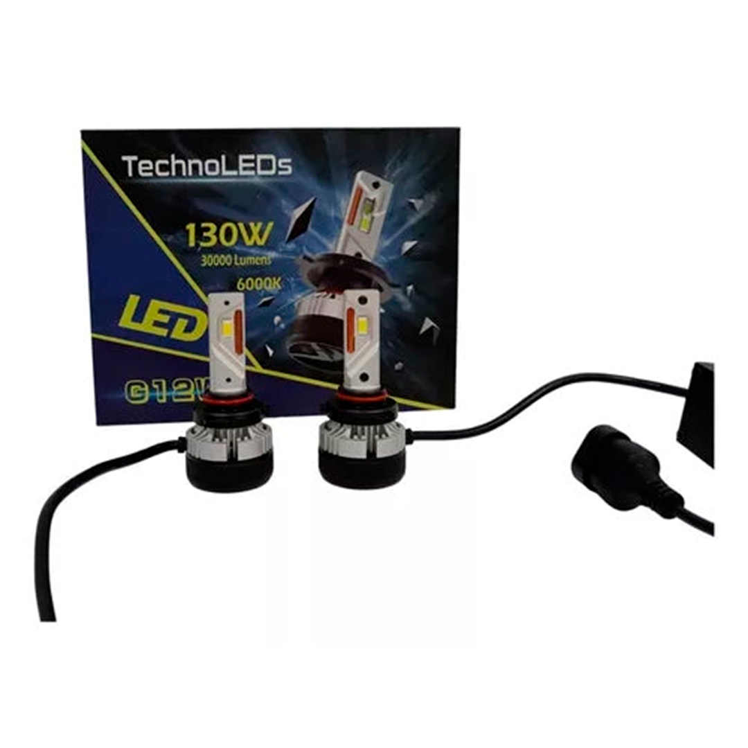 Luces Led De 30000 Lumens 9005 130watts 6000k Techno Leds