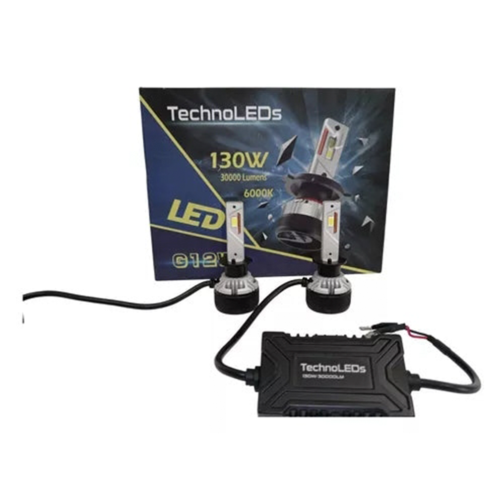 Luces Led De 30000 Lumens H1 De 130 Watt 6000k Technoleds