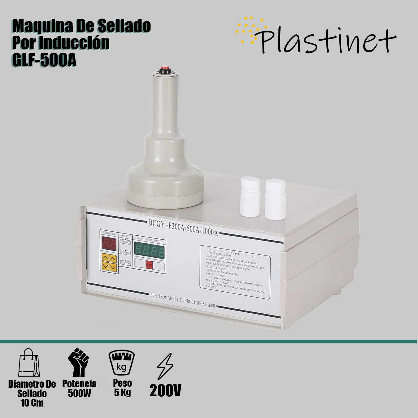 Maquina De Sellado Por Induccion GLF-500A