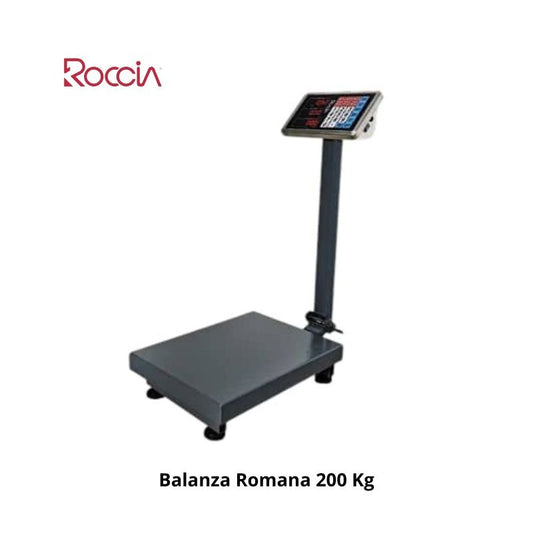 PESO BALANZA DIGITAL ROMANA INDUSTRIAL DE 200KG RECARGABLE
