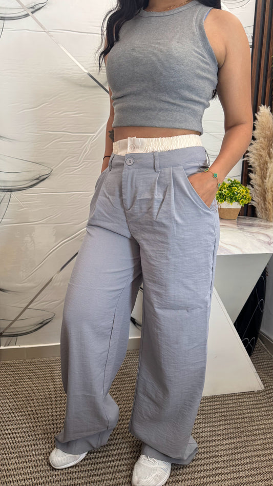 PANTALON DE DAMA GRIS