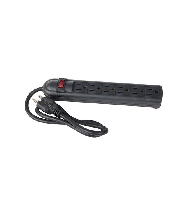 Regleta Eléctrica Lumistar Ovalada De 6 Tomas 110V