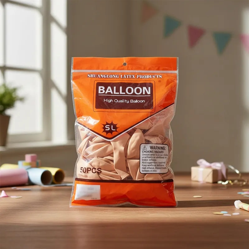 Globos Látex Mate 50 Unidades Para Fiestas Y Decoraciones