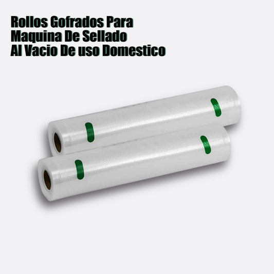 ROLLO GOFRADO PARA MAQUINA DE SELLADO AL VACIO DE USO DOMESTICO