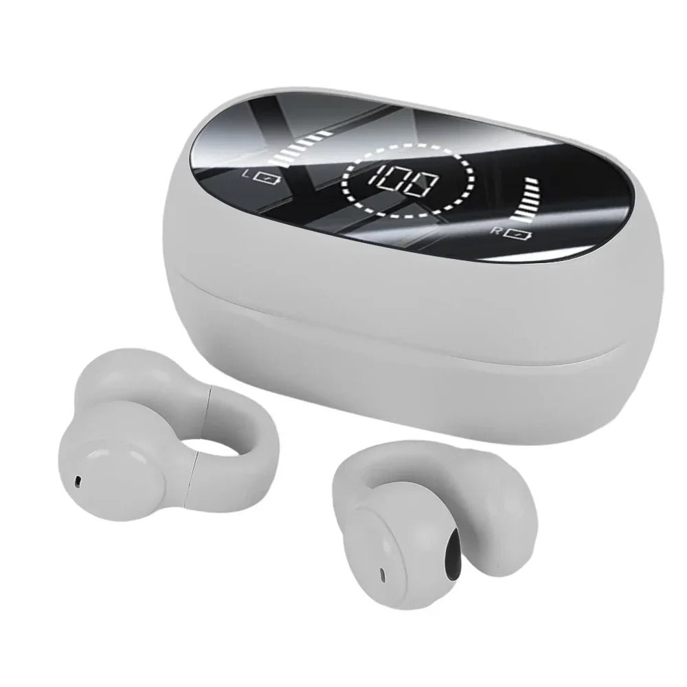 Audífonos Earpods Bluetooth Ergonómicos Con Clip De Orejas