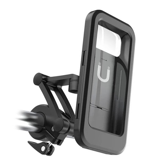 SOPORTE BASE IMPERMEABLE PORTA TELEFONO PARA MOTOS BICICLETAS WATERPROOF