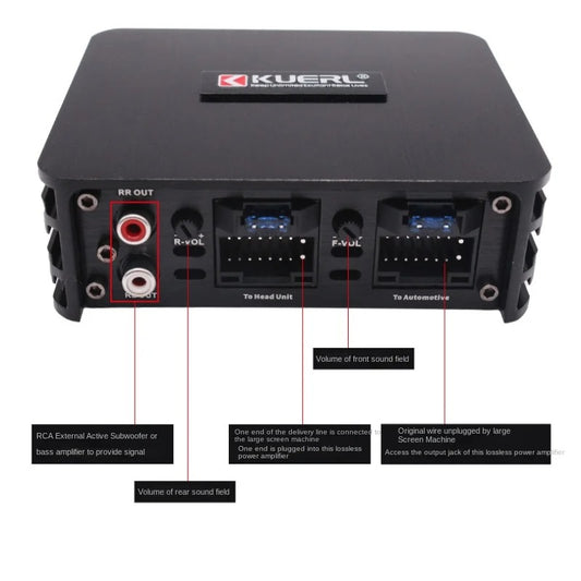 AMPLIFICADOR PLANTA PARA PANTALLAS ANDROID PROCESADOR AUDIO
