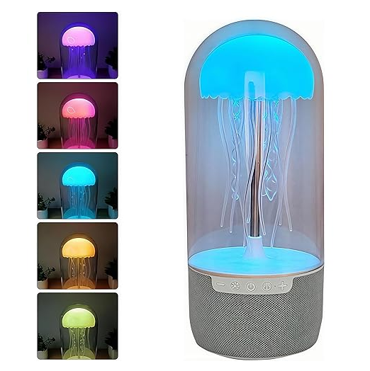 Lámpara Medusa Parlante Con Luces Decorativa Recargable