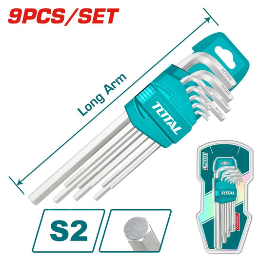 Juego De Llaves L Allen 9 Pzas Hexagonal Diferentes Medidas
