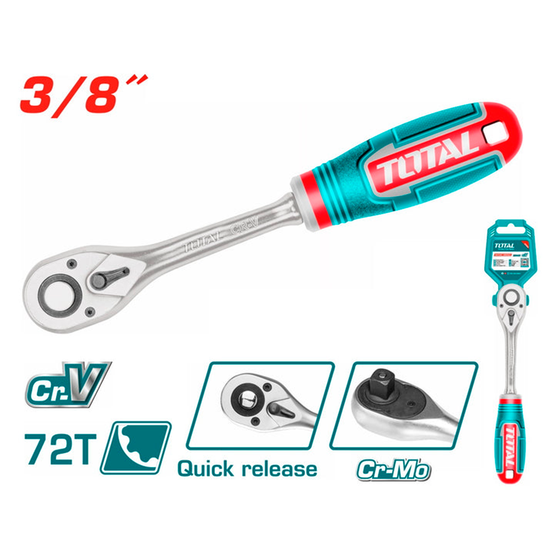 Spanish Rachet Rachet De 3/8 Pulgadas Marca Total Tools – Soriega