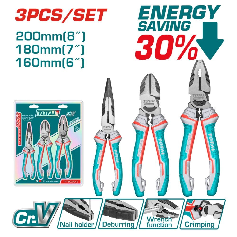 Juego De Alicates De Alto Apalancamiento Total Tools Calidad