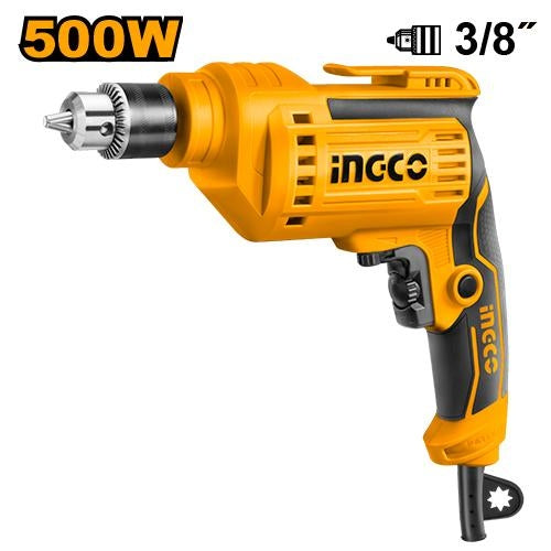 Taladro Reversible De 500w Con Velocidad Variable 3/8 Ingco