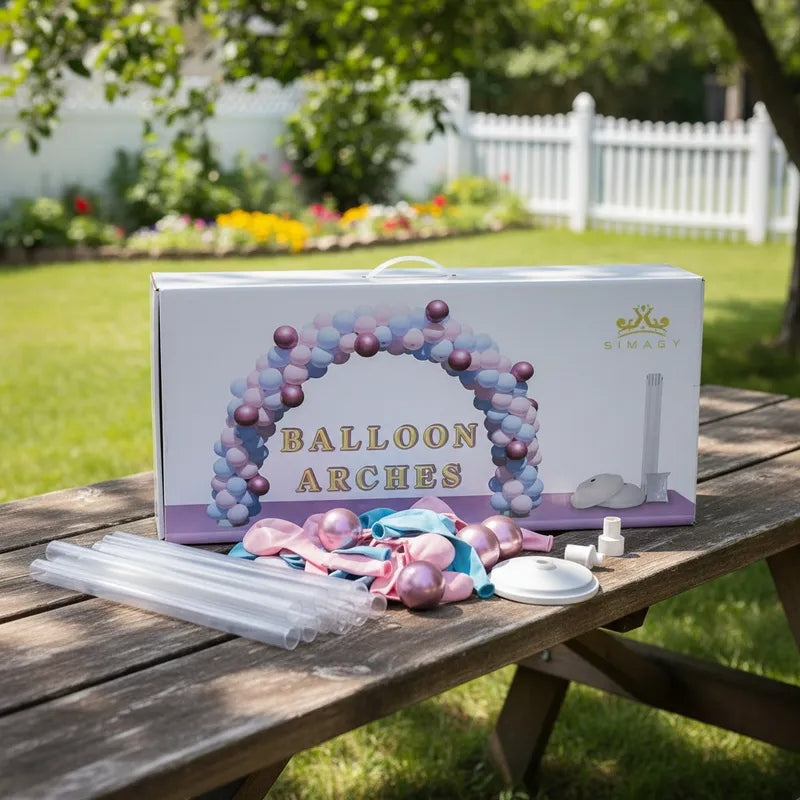 Set De Arco Gigante Portatil Para Decoraciones Con Globos 2.5x4 metros