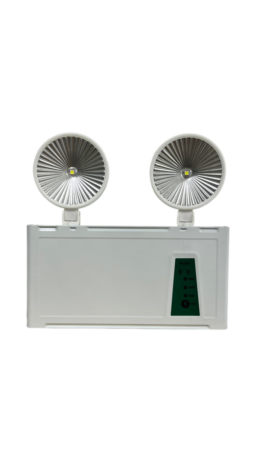 LAMPARA DE EMERGENCIA LED DOBLE FARO RECARGABLE