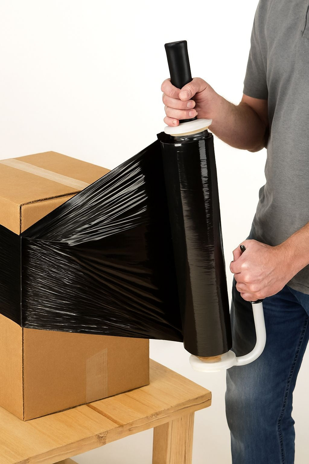 ENVOPLAST INDUSTRIAL COLOR NEGRO BOBINA DE 2,15KG 500 METROS