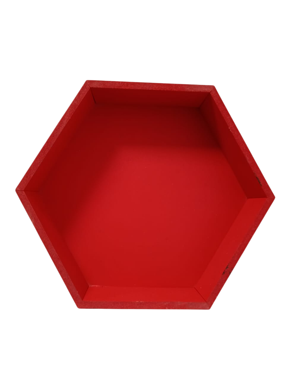 HEXAGONAL MDF 28X32X7 PARA ARREGLOS DECORATIVO