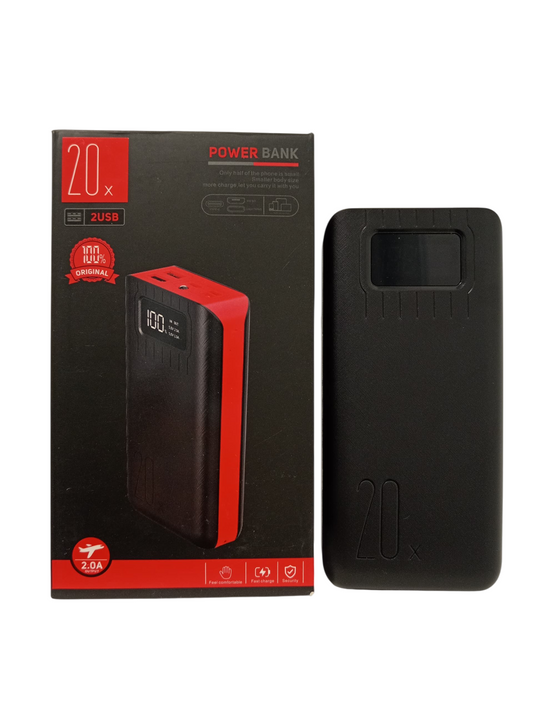 CARGADOR POWER BANK DE 20.000mAh.