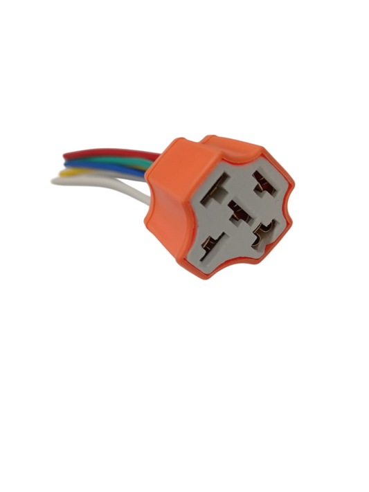 Conector Para Relay De 5 Patas Conexión Vehículos